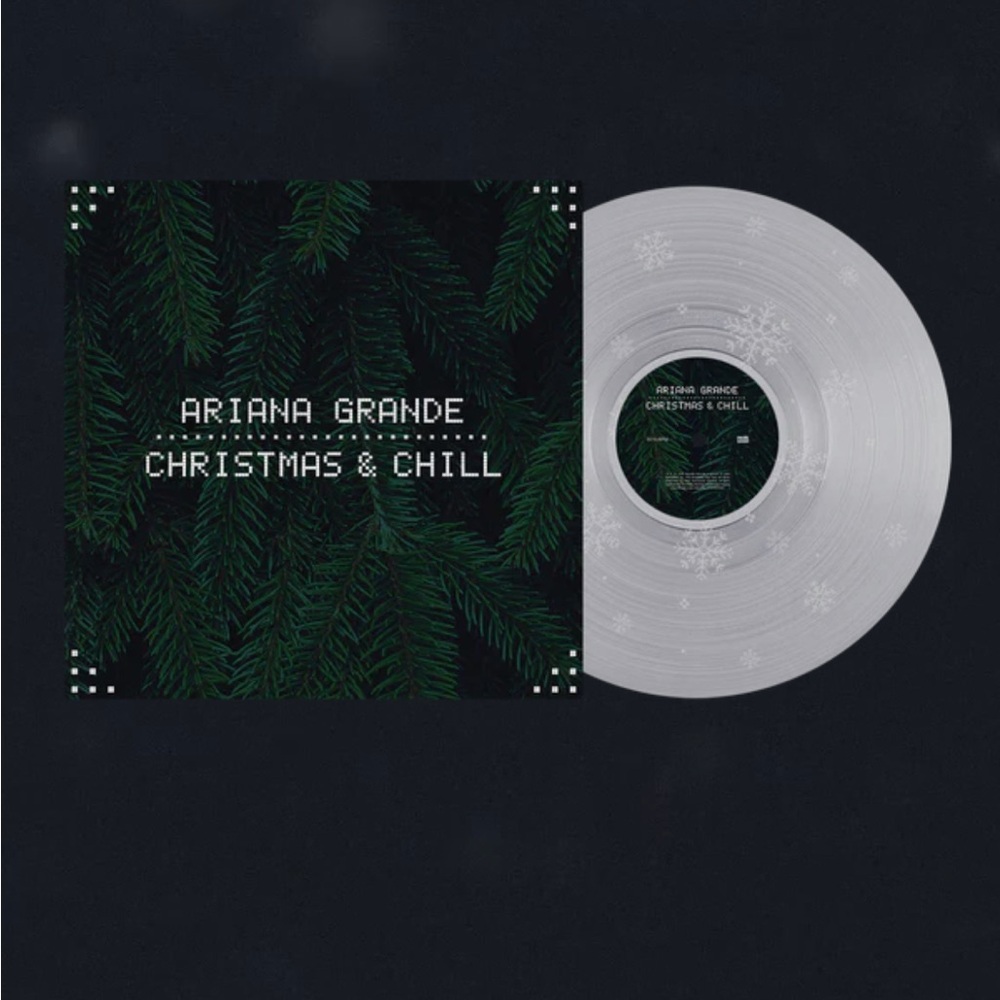 Ariana Grande Christmas & Chill 10th Anniversary Vinyl - SNOWFLAKE CLEAR - Picture 5 of 6